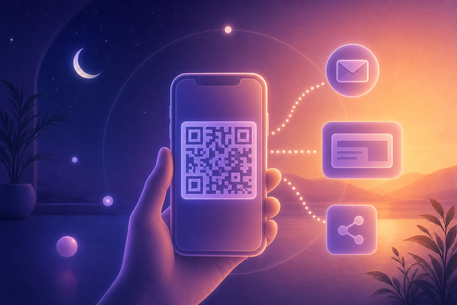 Share your link or QR